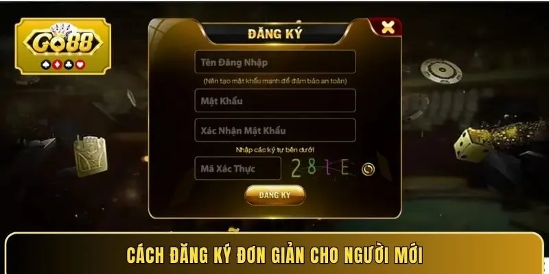 Cách đăng ký đơn giản cho người mới