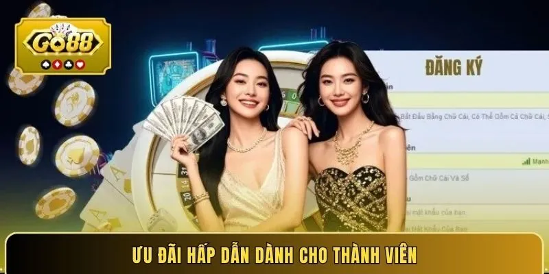 Ưu đãi hấp dẫn dành cho thành viên